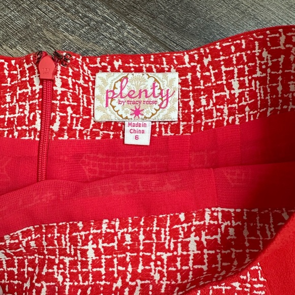 Plenty by Tracy Reese Anthropologie women’s red replum skirt - Picture 4 of 4